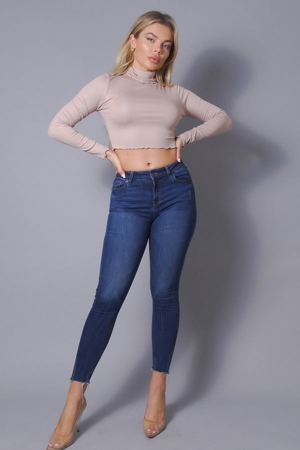 Long Sleeve Purl Edge Layer Top-Product Type | Naughty Smile Fashion