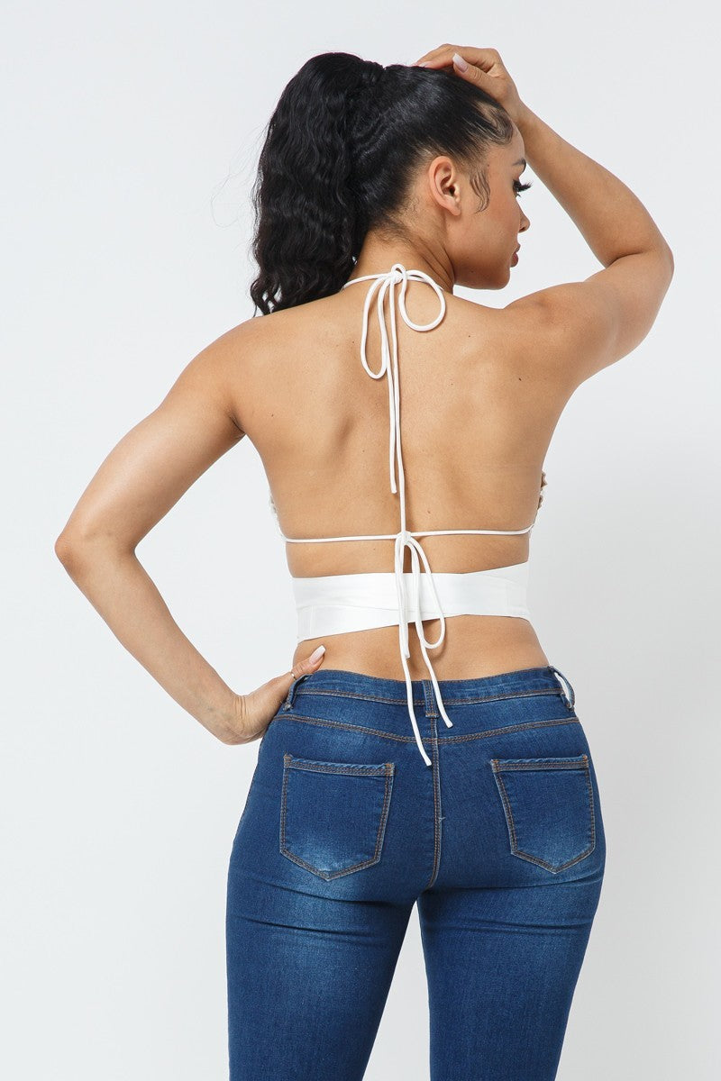 Satin Wrap Around Top-Product Type | Naughty Smile Fashion