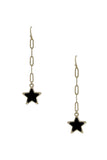 Chain Link Marble Star Earring