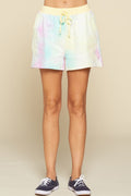 Tie-dye Printed Jersey Shorts-Product Type | Naughty Smile Fashion