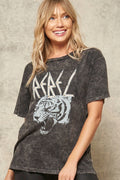 A Mineral Washed Graphic T-shirt-Product Type | Naughty Smile Fashion
