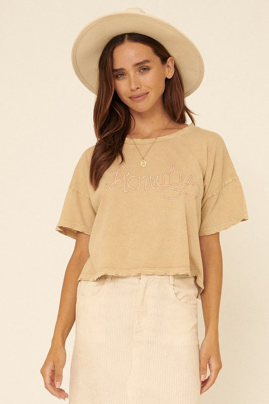 Sale - A Mineral-washed Graphic Tee – On Sale Now