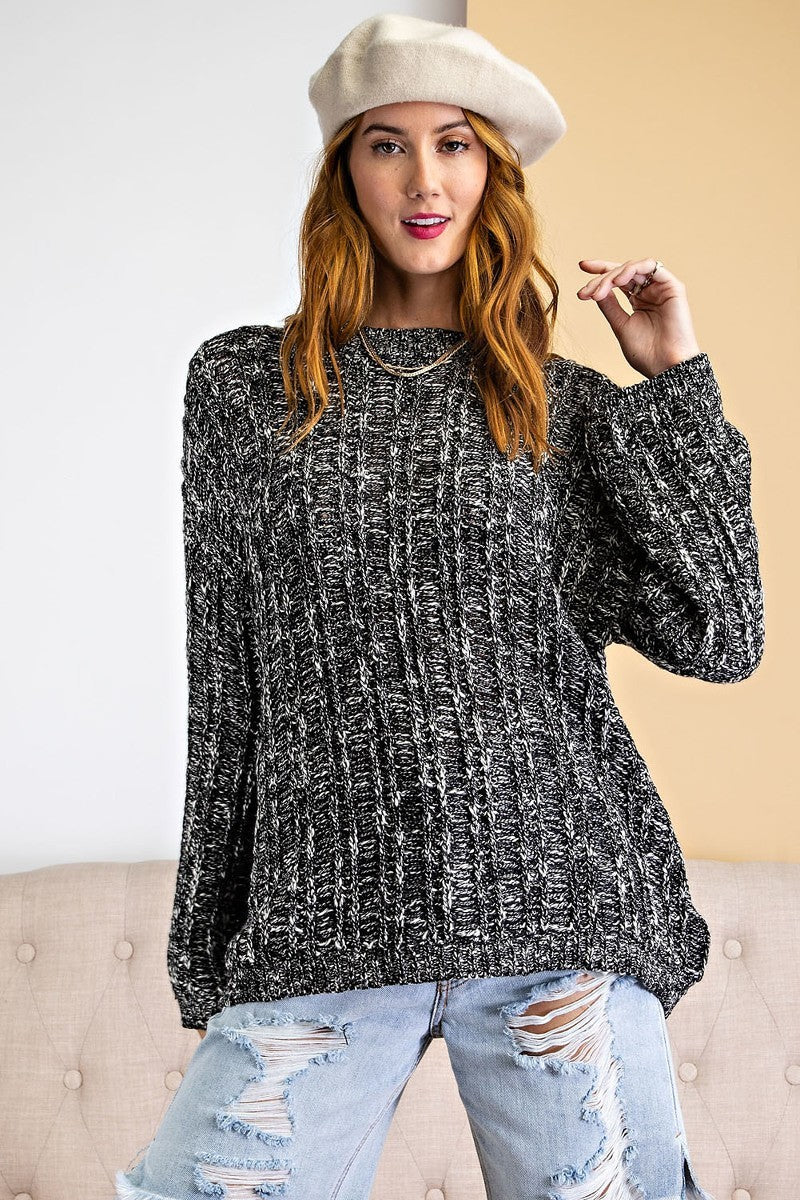 Sale - Textured Knitted Sweater – On Sale Now