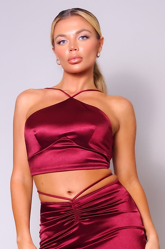 Sale - Sexy Halter Front Crop Top – On Sale Now