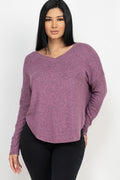 Dolman Sleeve Cozy Top-Product Type | Naughty Smile Fashion