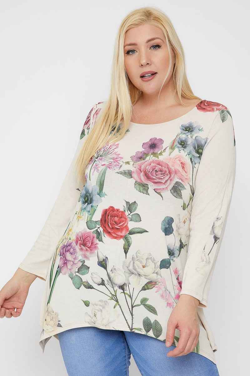 Plus Size Geometric/tribal Sublimation Print Tunic Top – Stylish & Comfortable – men’s fashion, stylish and versatile