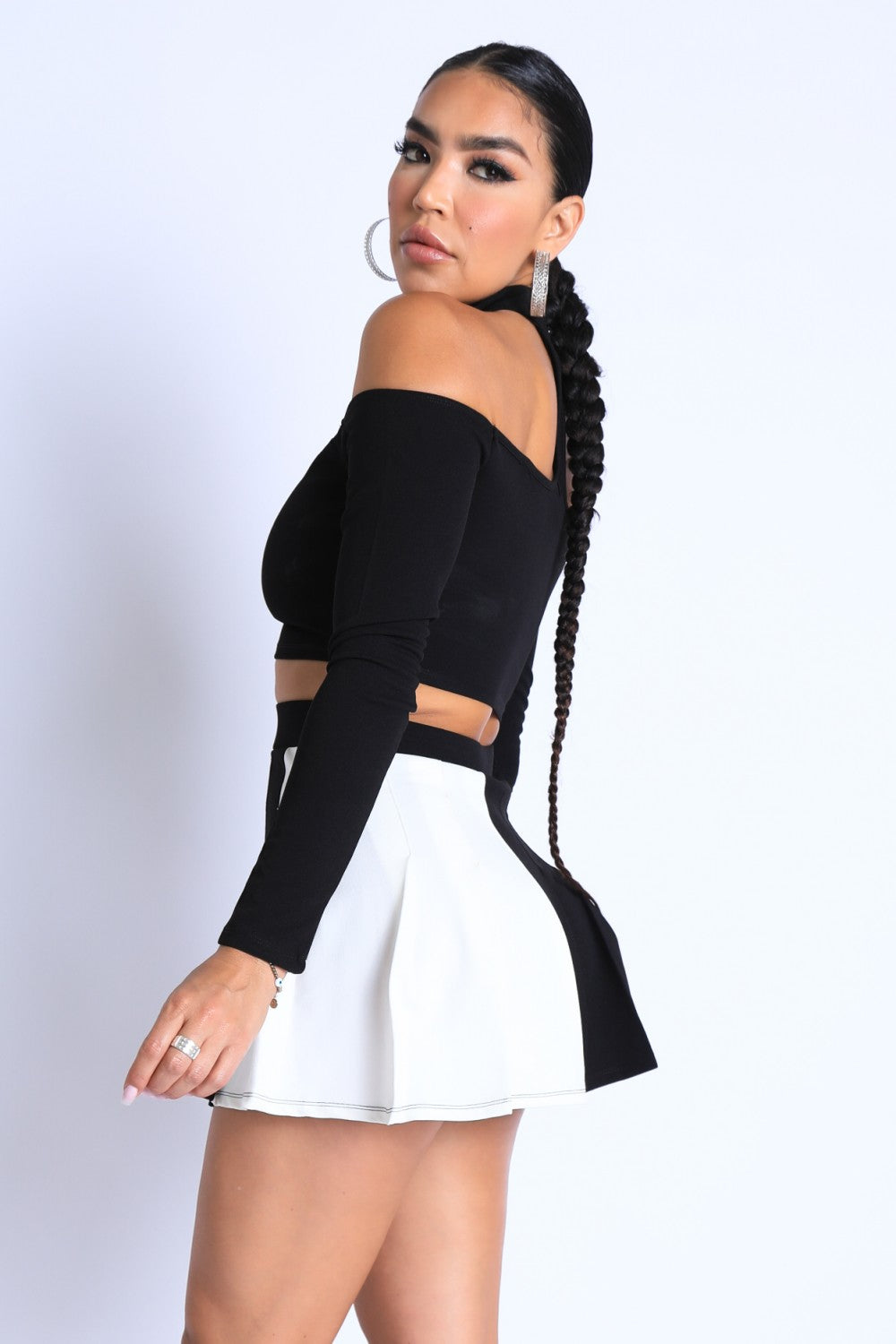 Choker Off-shoulder Top Set-Product Type | Naughty Smile Fashion