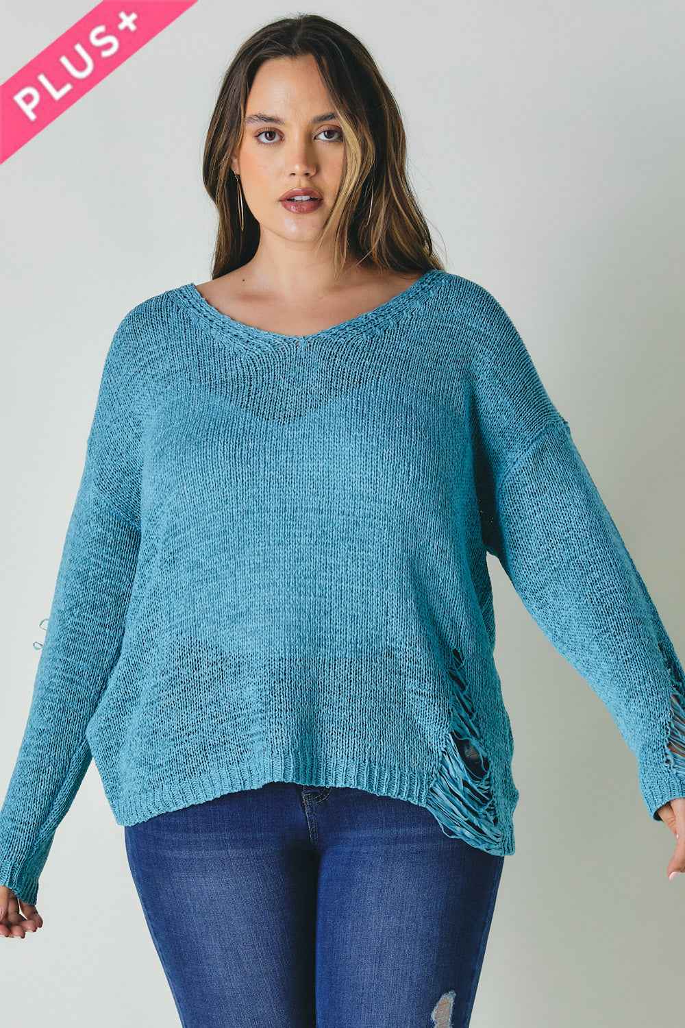 Plus Size Plus Solid Round Neck Sweatrer – Stylish & Comfortable – men’s fashion, stylish and versatile
