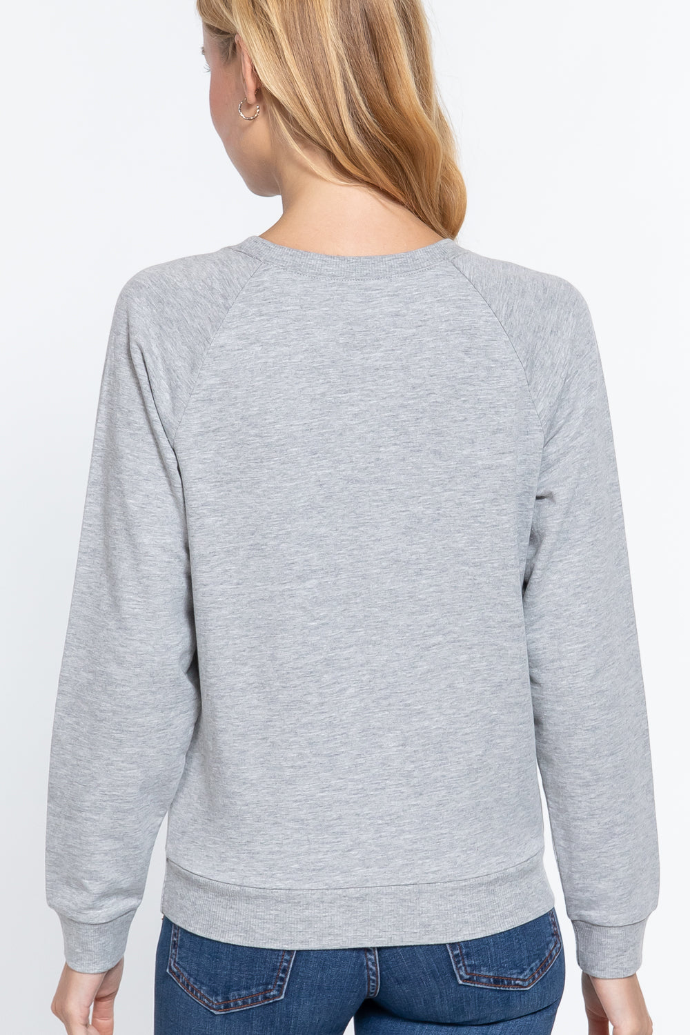 Sequins French Terry Pullover Top-Product Type | Naughty Smile Fashion