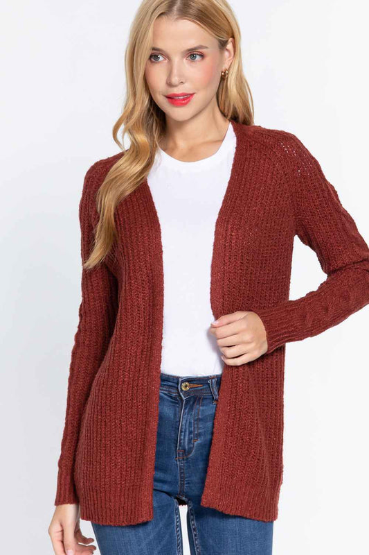 Sale - Long Slv Open Front Sweater Cardigan – On Sale Now