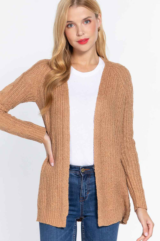Sale - Long Slv Open Front Sweater Cardigan – On Sale Now