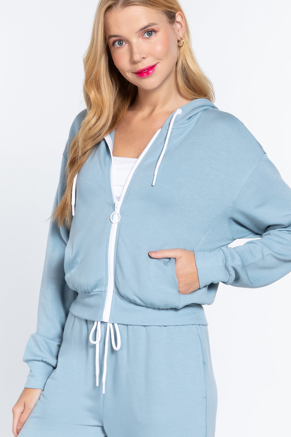 Fleece French Terry Jacket-Product Type | Naughty Smile Fashion