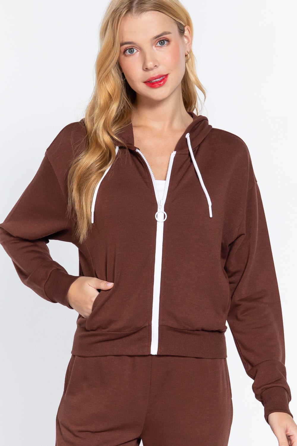 Fleece French Terry Jacket-Product Type | Naughty Smile Fashion
