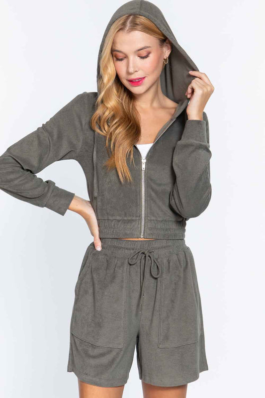 Sale - Hoodie Terry Towelling Jacket – On Sale Now