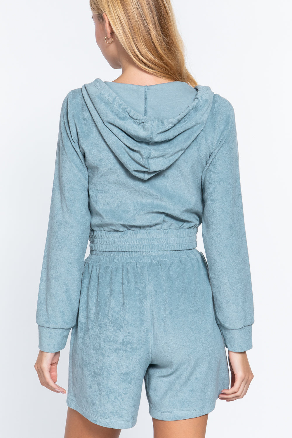 Hoodie Terry Towelling Jacket-Product Type | Naughty Smile Fashion