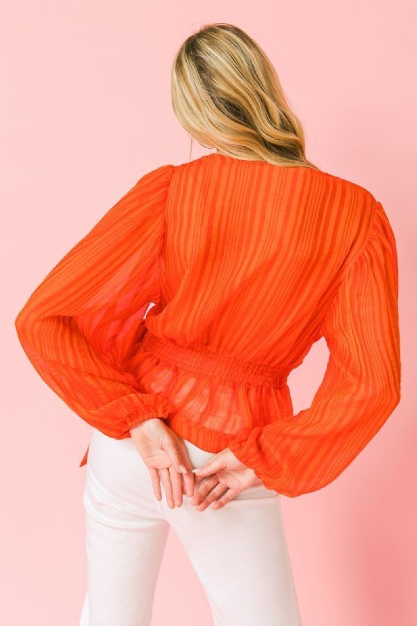Surplice Neckline Woven Top-Product Type | Naughty Smile Fashion
