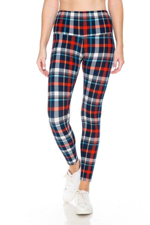 5-inch Long Yoga Style Banded Lined Tie Dye Printed Knit Legging With High Waist.-Product Type | Naughty Smile Fashion