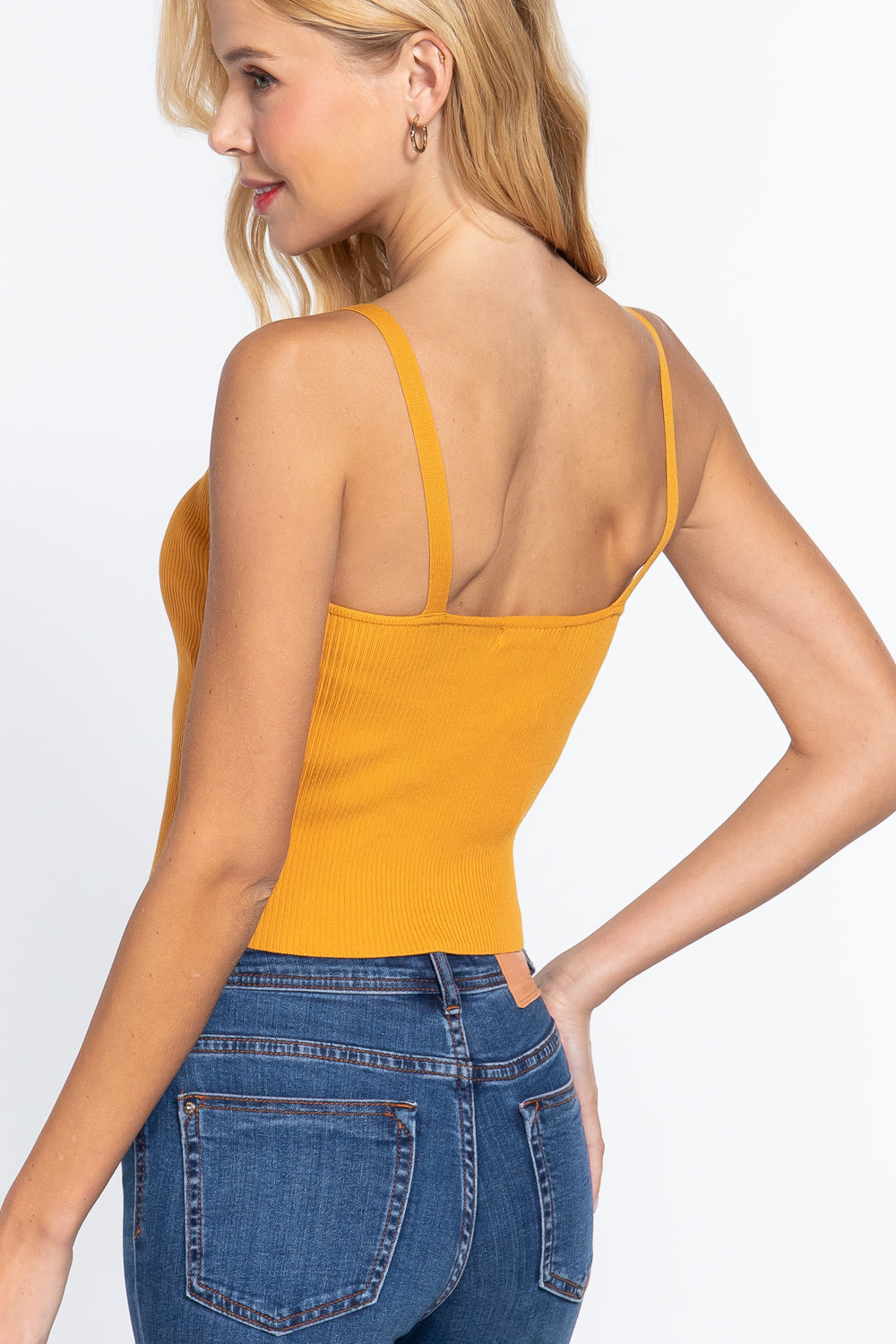Front Closure With Hooks Sweater Cami Top-Product Type | Naughty Smile Fashion