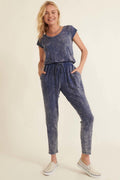 Mineral Washed Finish Knit Jumpsuit-Product Type | Naughty Smile Fashion