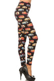 Multicolored Campers Printed, High Waisted Leggings In A Fit Style, With An