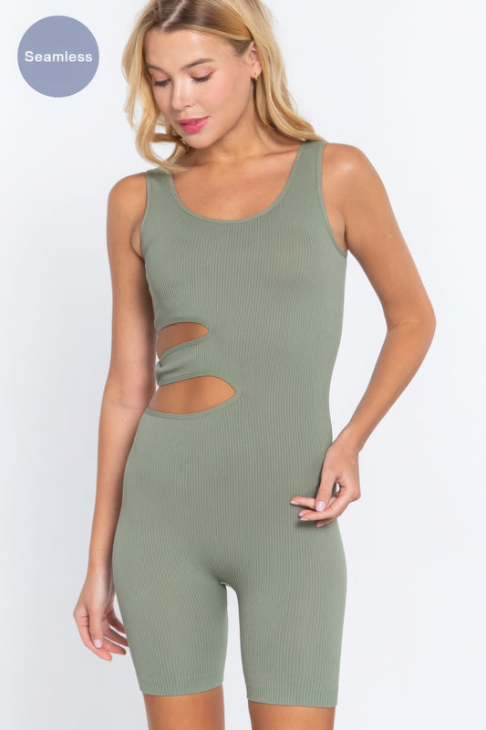 Suave Cut-out Seamless Romper