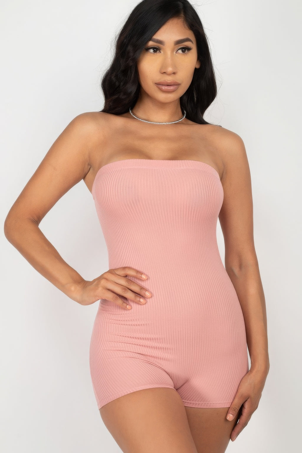 Fitted Tube Romper-Product Type | Naughty Smile Fashion