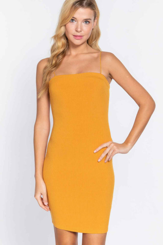 Sale - Cami Heavy Rib Mini Dress – On Sale Now