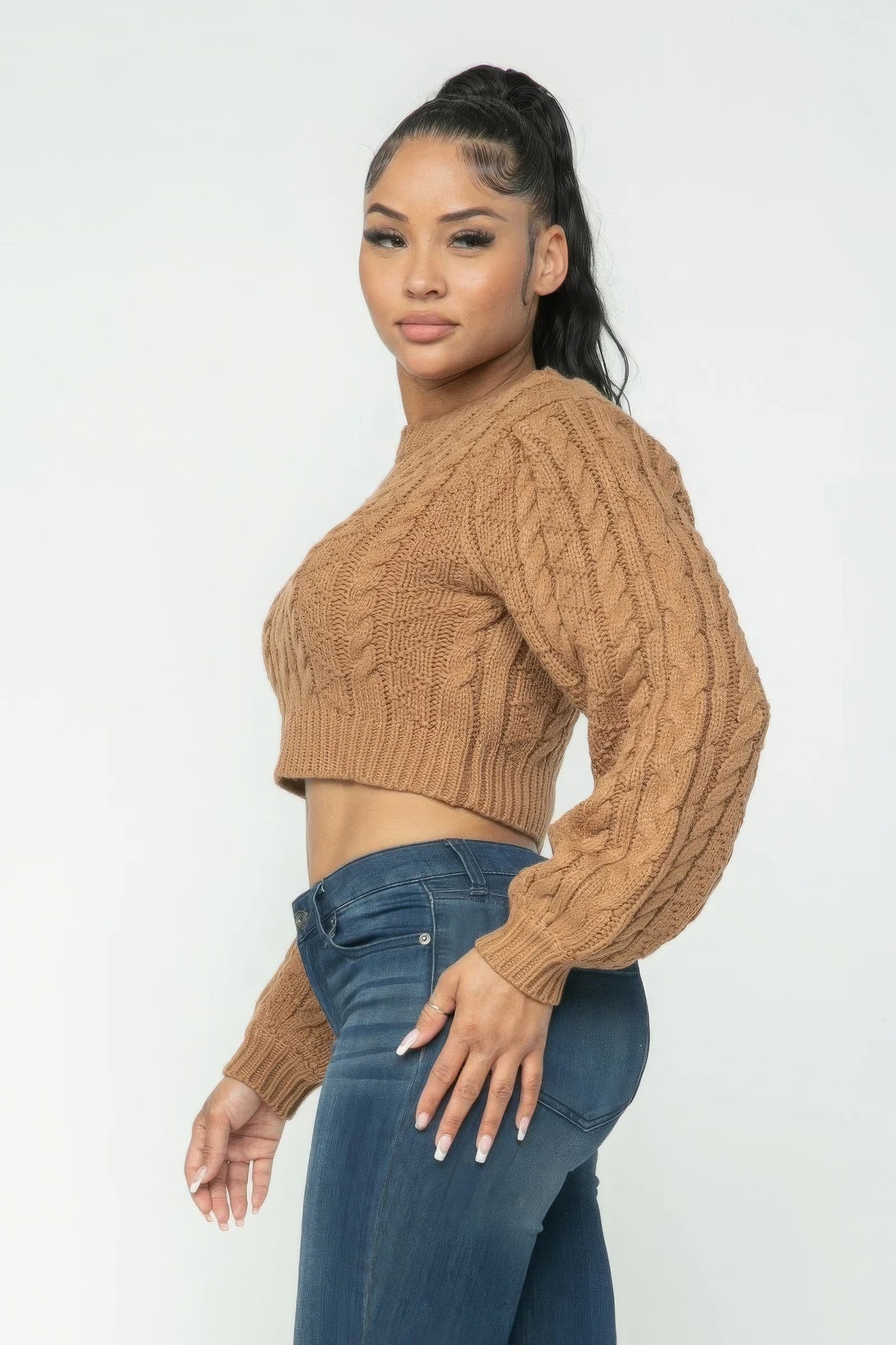 Cable Pullover Top-Product Type | Naughty Smile Fashion