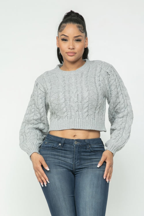 Cable Pullover Top-Product Type | Naughty Smile Fashion