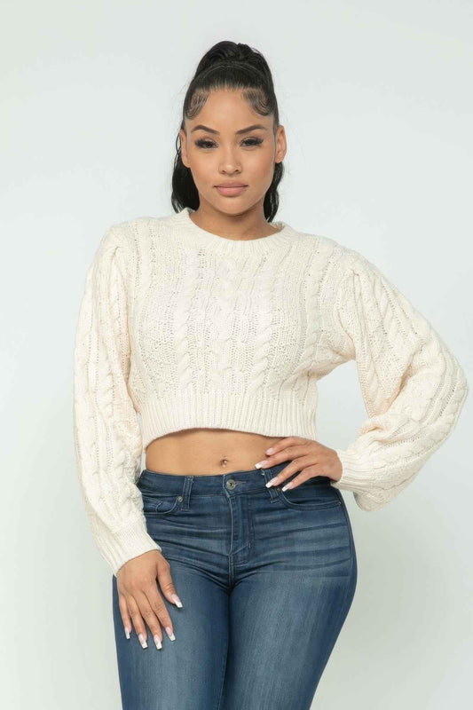 Sale - Cable Pullover Top – On Sale Now