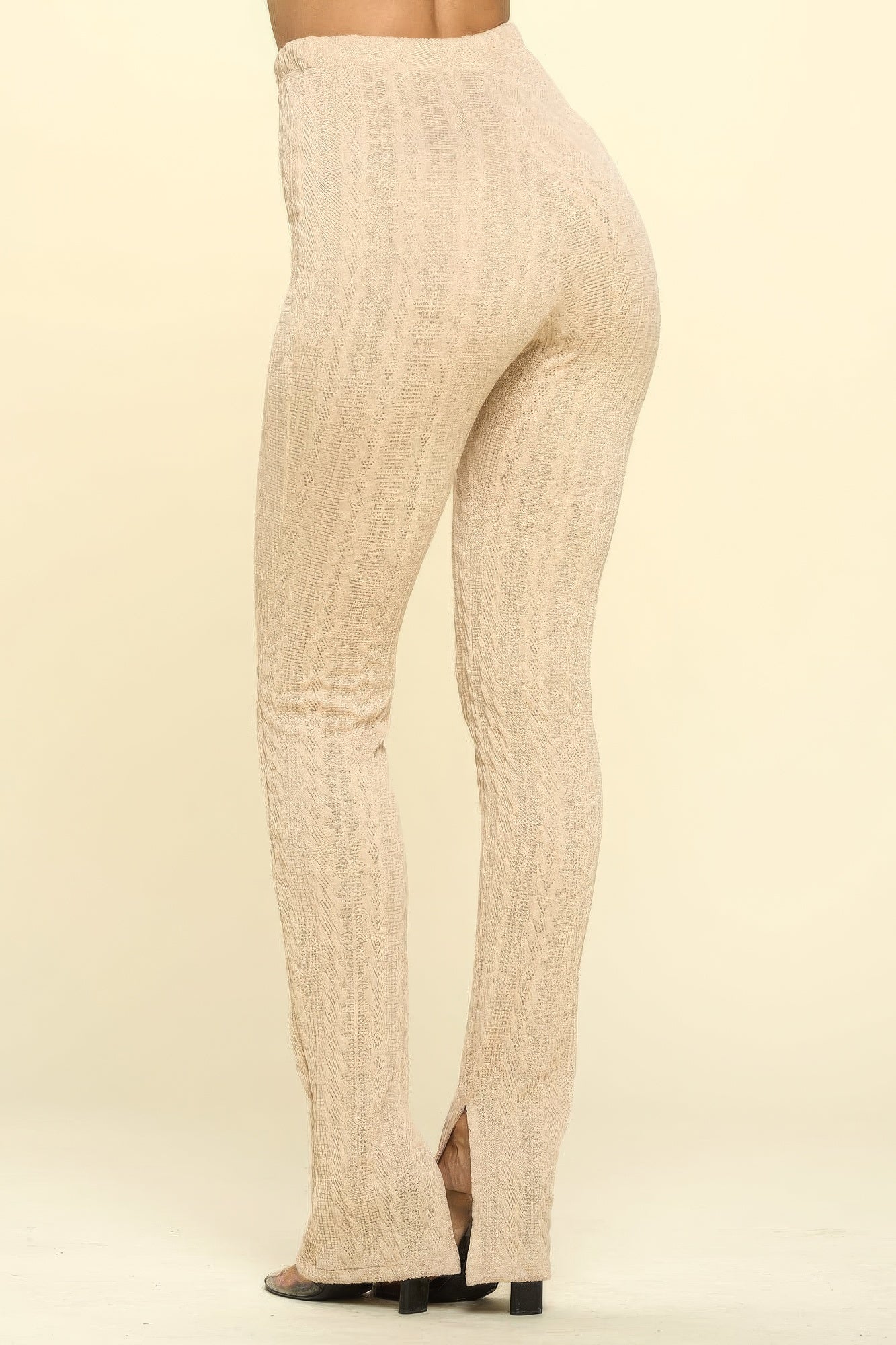 Knit High Rise Leggings-Product Type | Naughty Smile Fashion