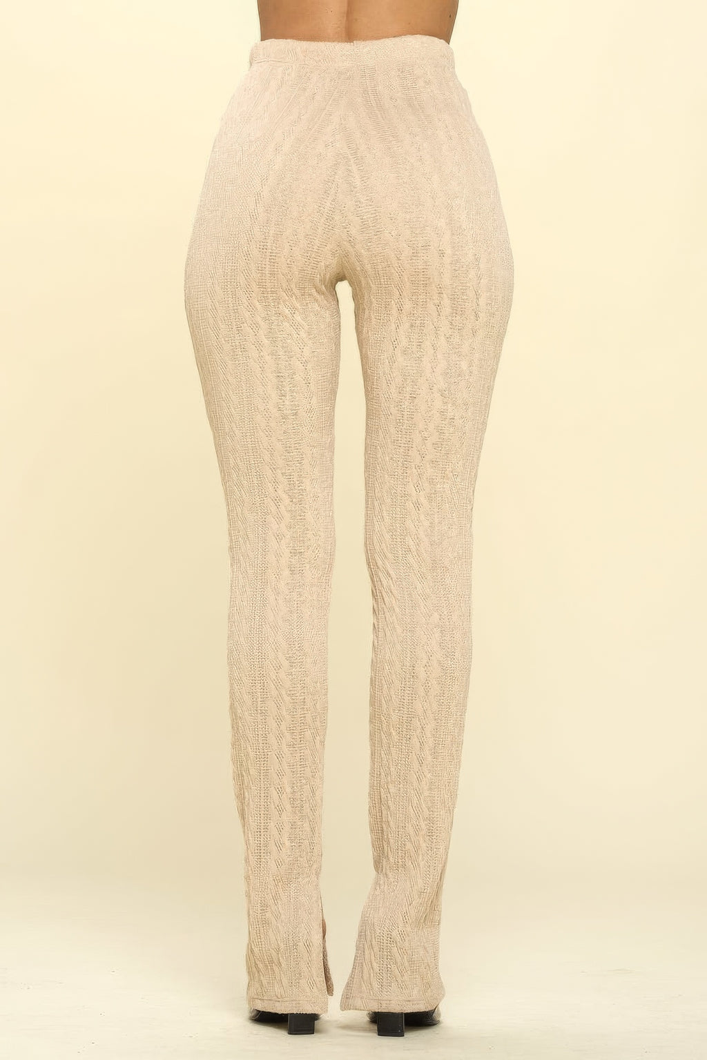 Knit High Rise Leggings-Product Type | Naughty Smile Fashion