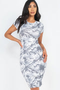 Tie-dye Printed Dress-Product Type | Naughty Smile Fashion