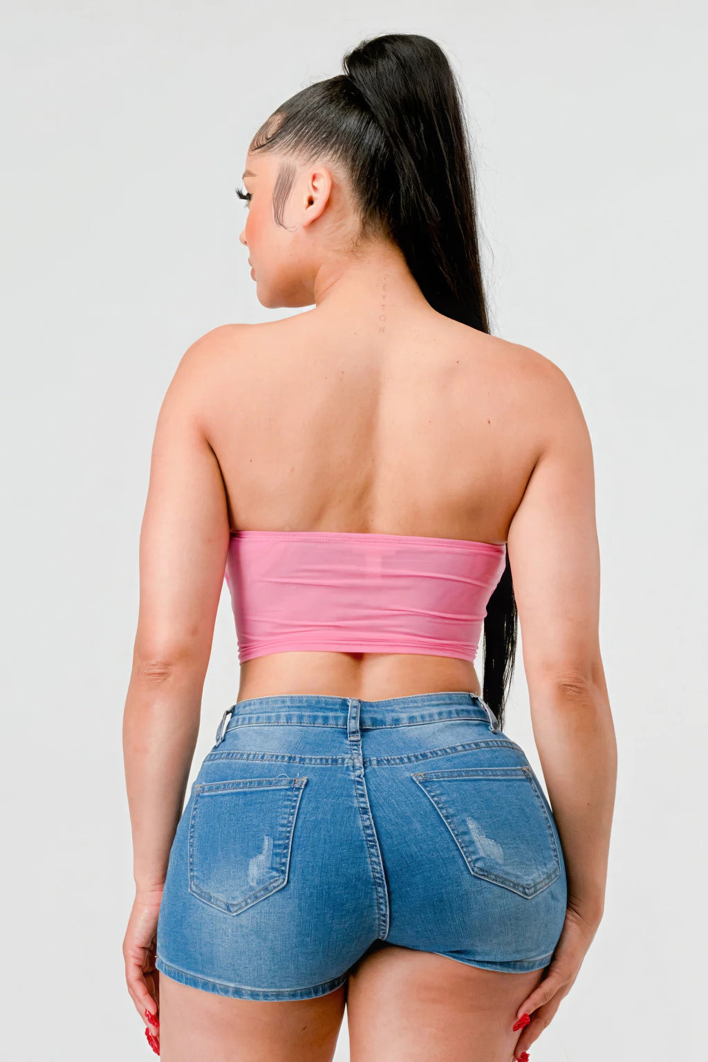 Luxe super stretch mesh layered corset bustier-Product Type | Naughty Smile Fashion