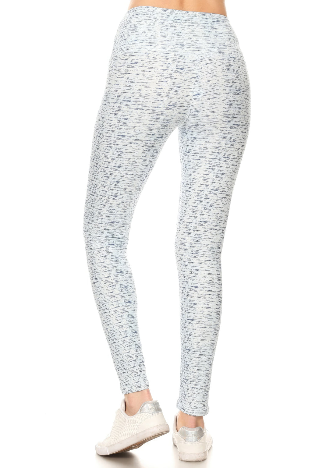 5-inch Long Yoga Style Banded Lined Multi Printed Knit Legging With High Waist-Product Type | Naughty Smile Fashion