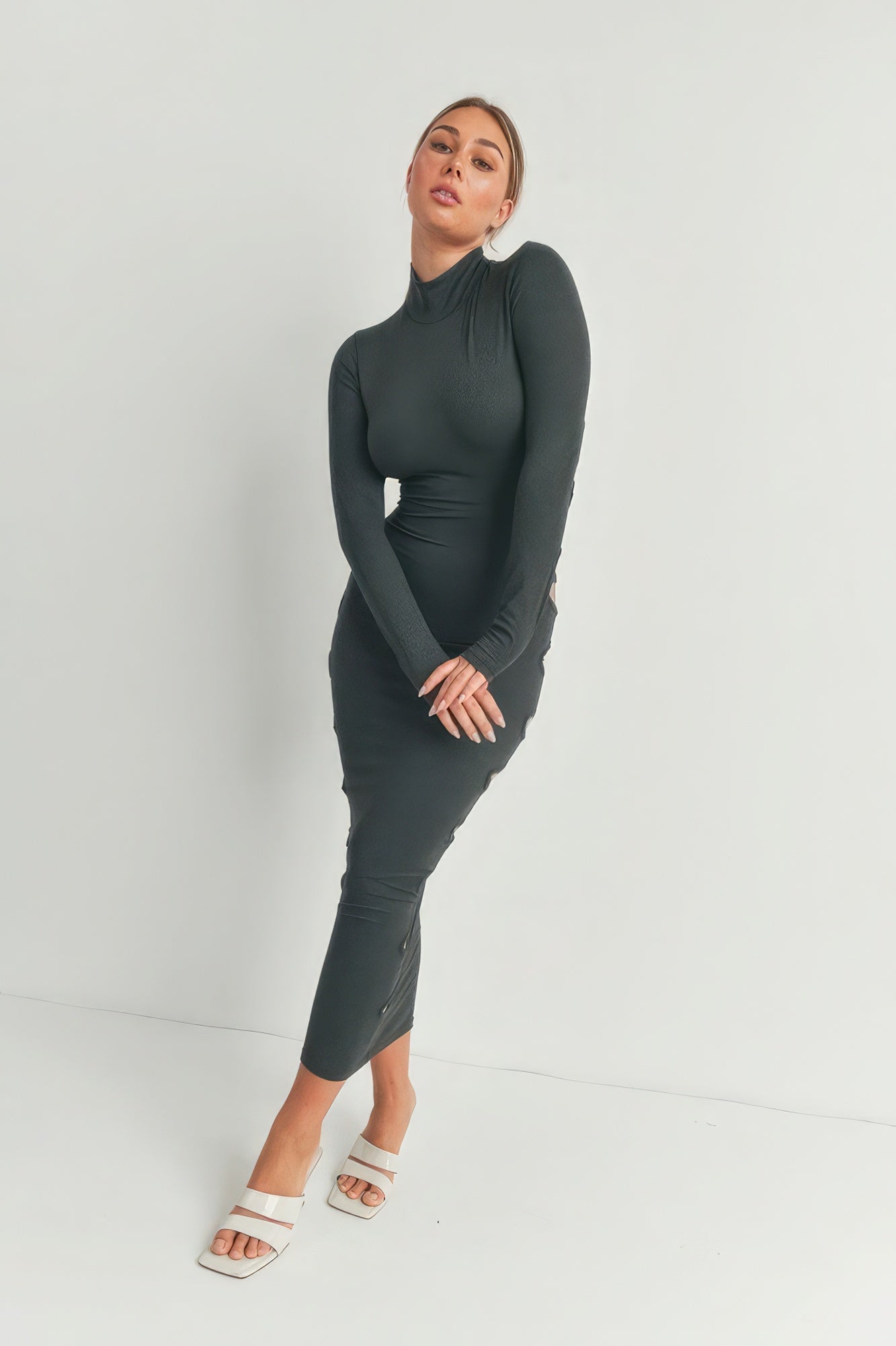 Cutout Detail Maxi Dress-Product Type | Naughty Smile Fashion