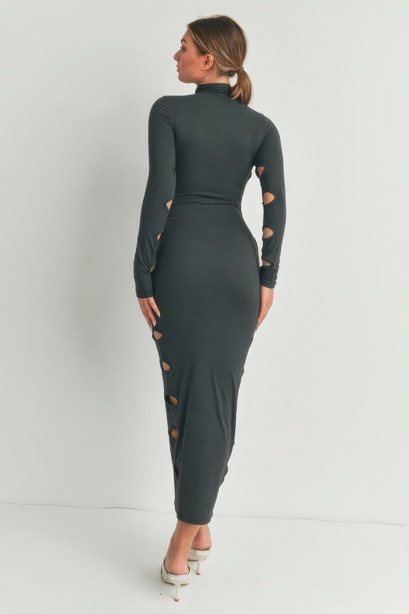 Cutout Detail Maxi Dress-Product Type | Naughty Smile Fashion