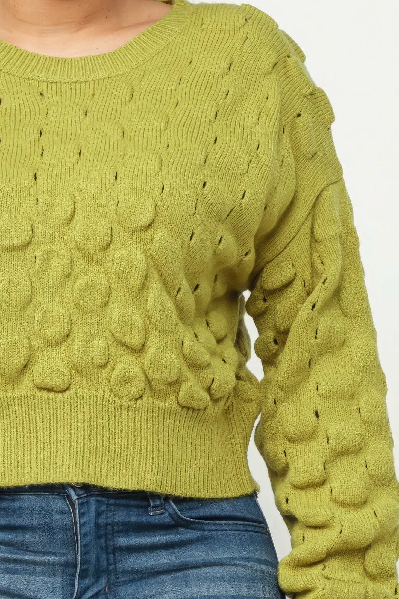 Checker Sweater Top-Product Type | Naughty Smile Fashion