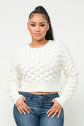 Checker Sweater Top-Product Type | Naughty Smile Fashion