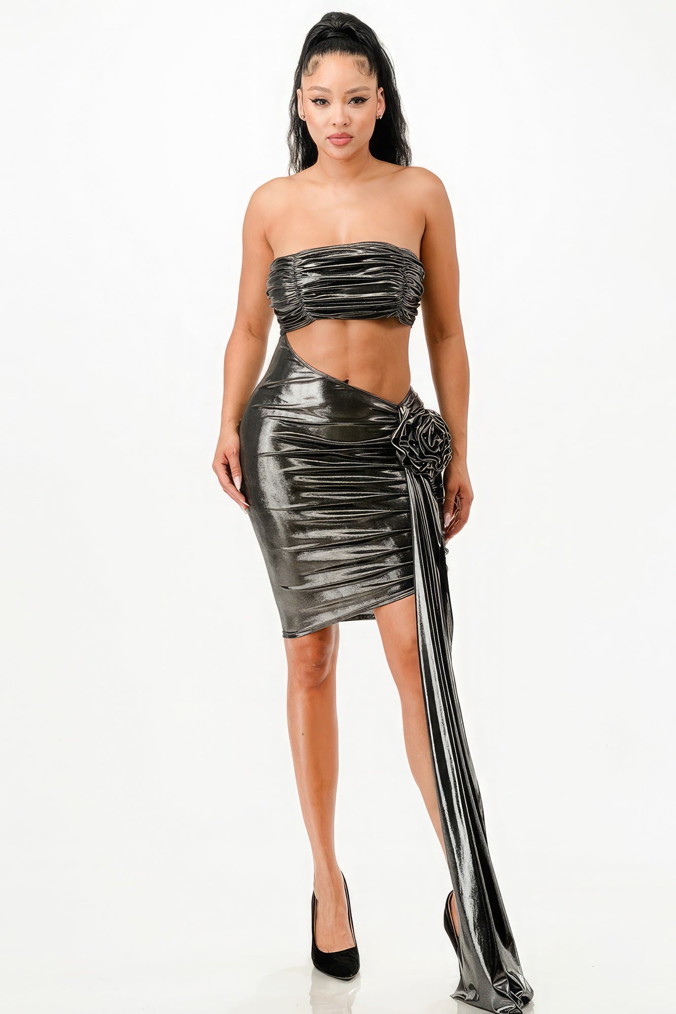 Metallic Sexy Dress-Product Type | Naughty Smile Fashion