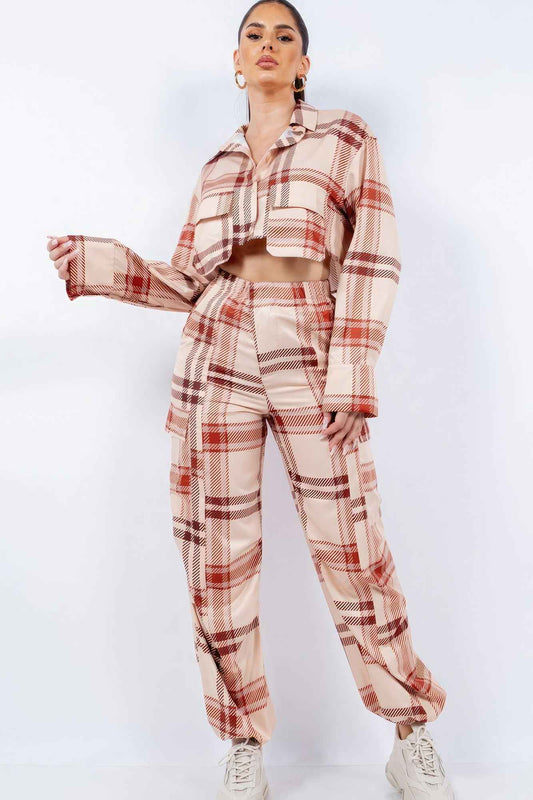 Sale - Cropped Shirt & Cargo Pants Set – On Sale Now