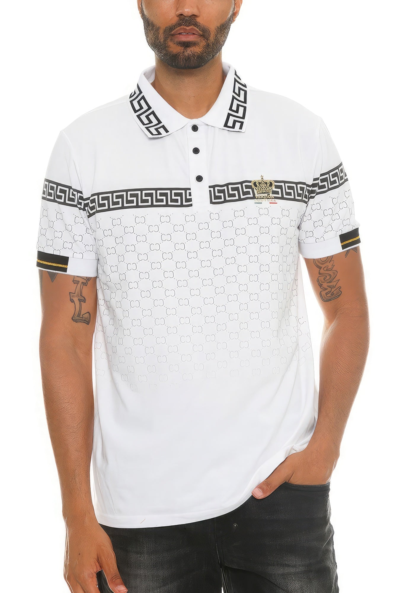 Version Couture Polo Button Down Shirt – men’s fashion, stylish and versatile
