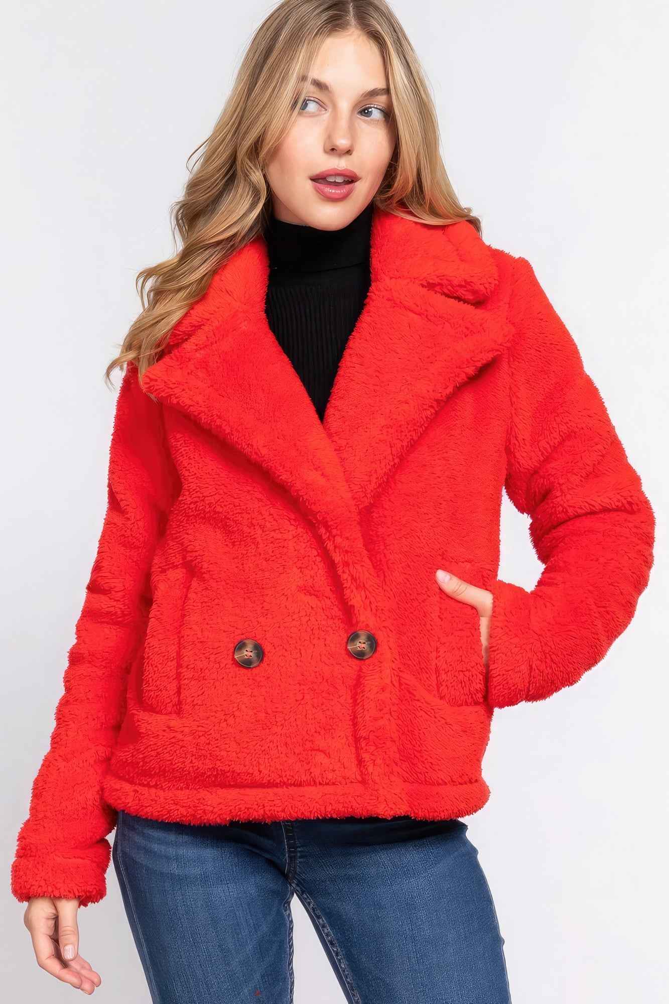 Sale - Faux Fur Sherpa Jacket – On Sale Now