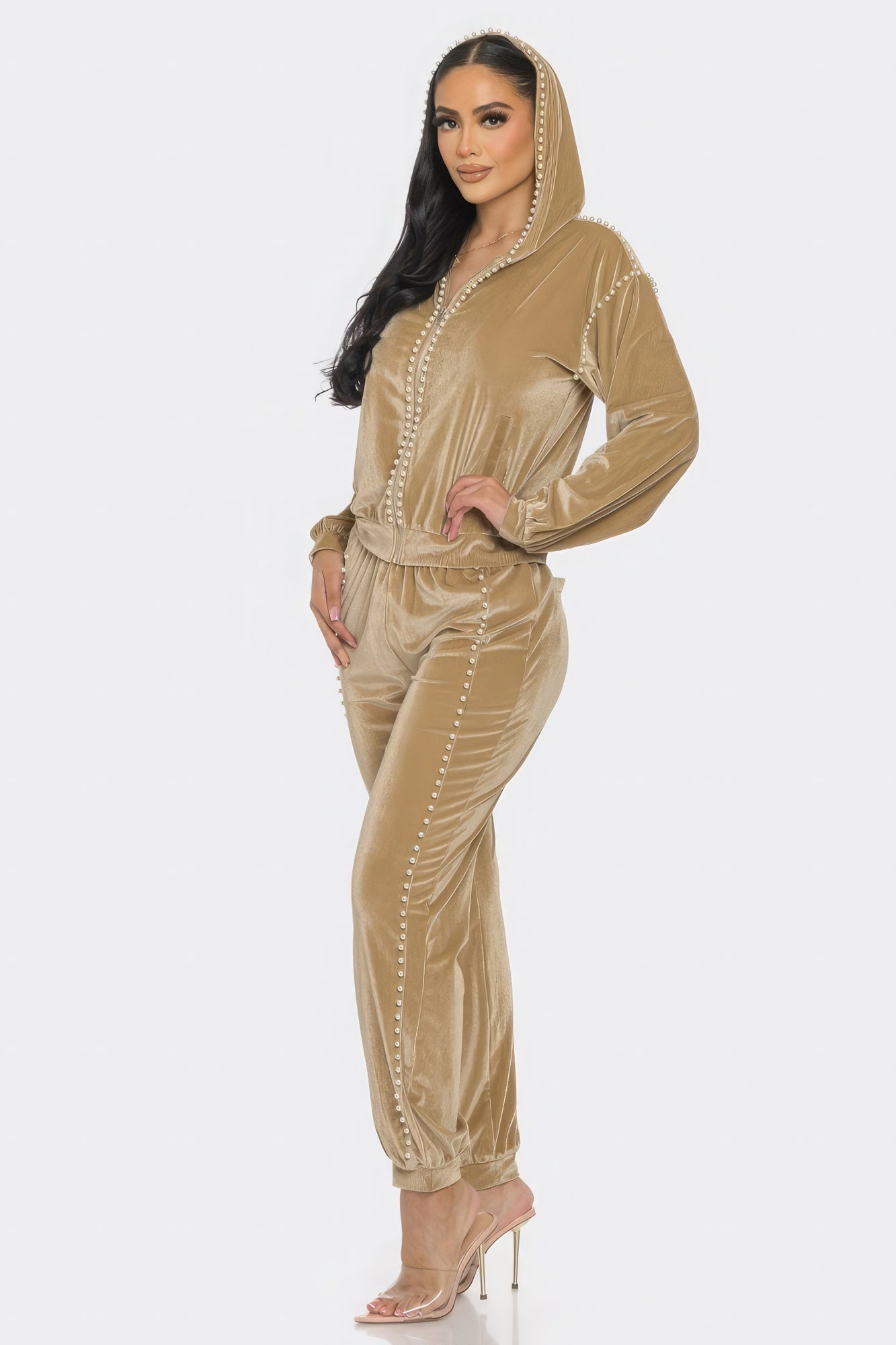 Jogger With Pearls Set-Product Type | Naughty Smile Fashion