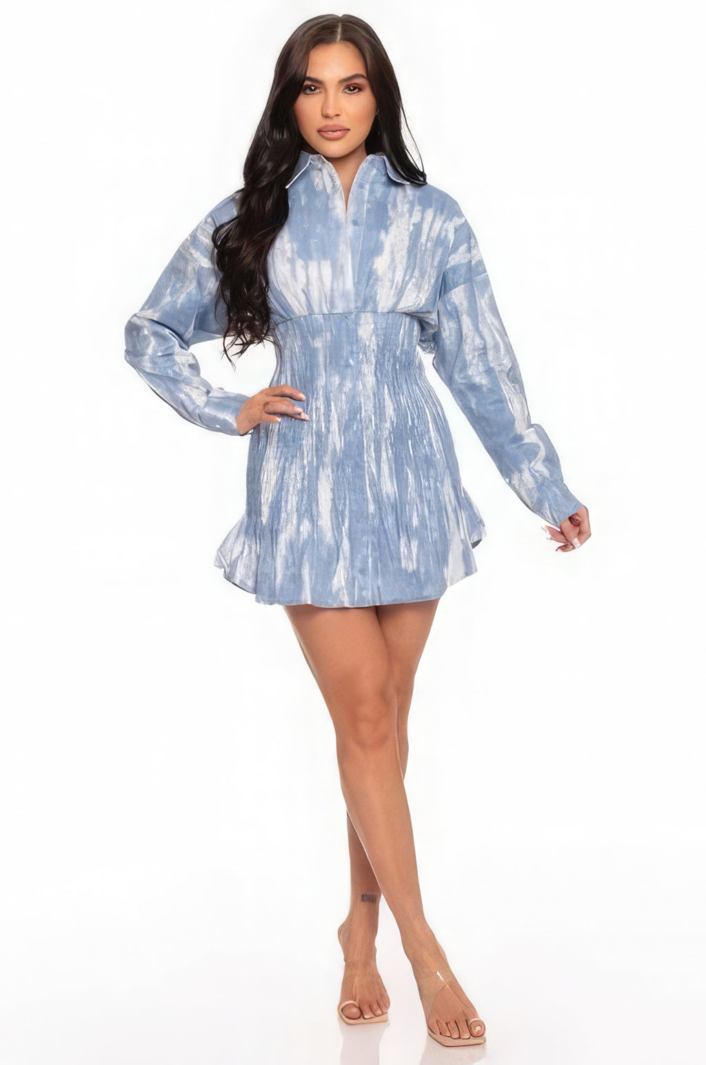 Tie Dye Mini Dress-Product Type | Naughty Smile Fashion