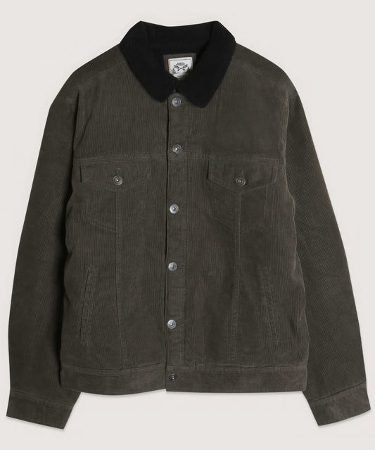 Casual Corduroy Lined Trucker Jacket – men’s fashion, stylish and versatile