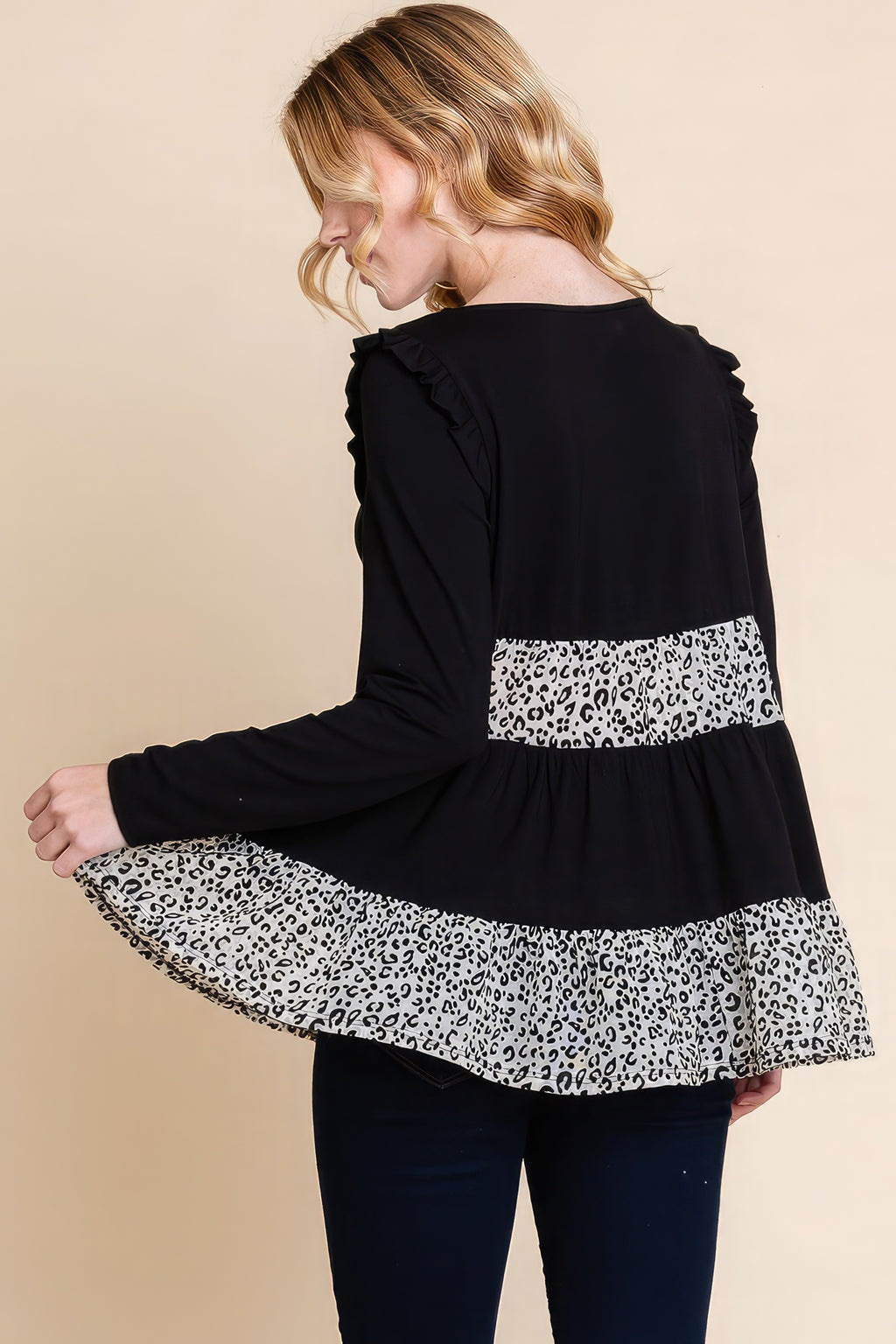 Solid Tiered Fashion Top-Product Type | Naughty Smile Fashion