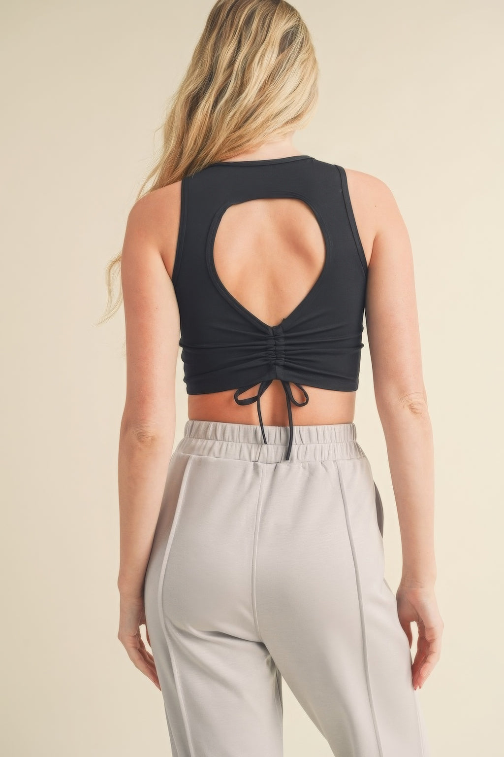 Corset Inspired Cropped Tank Top-Product Type | Naughty Smile Fashion