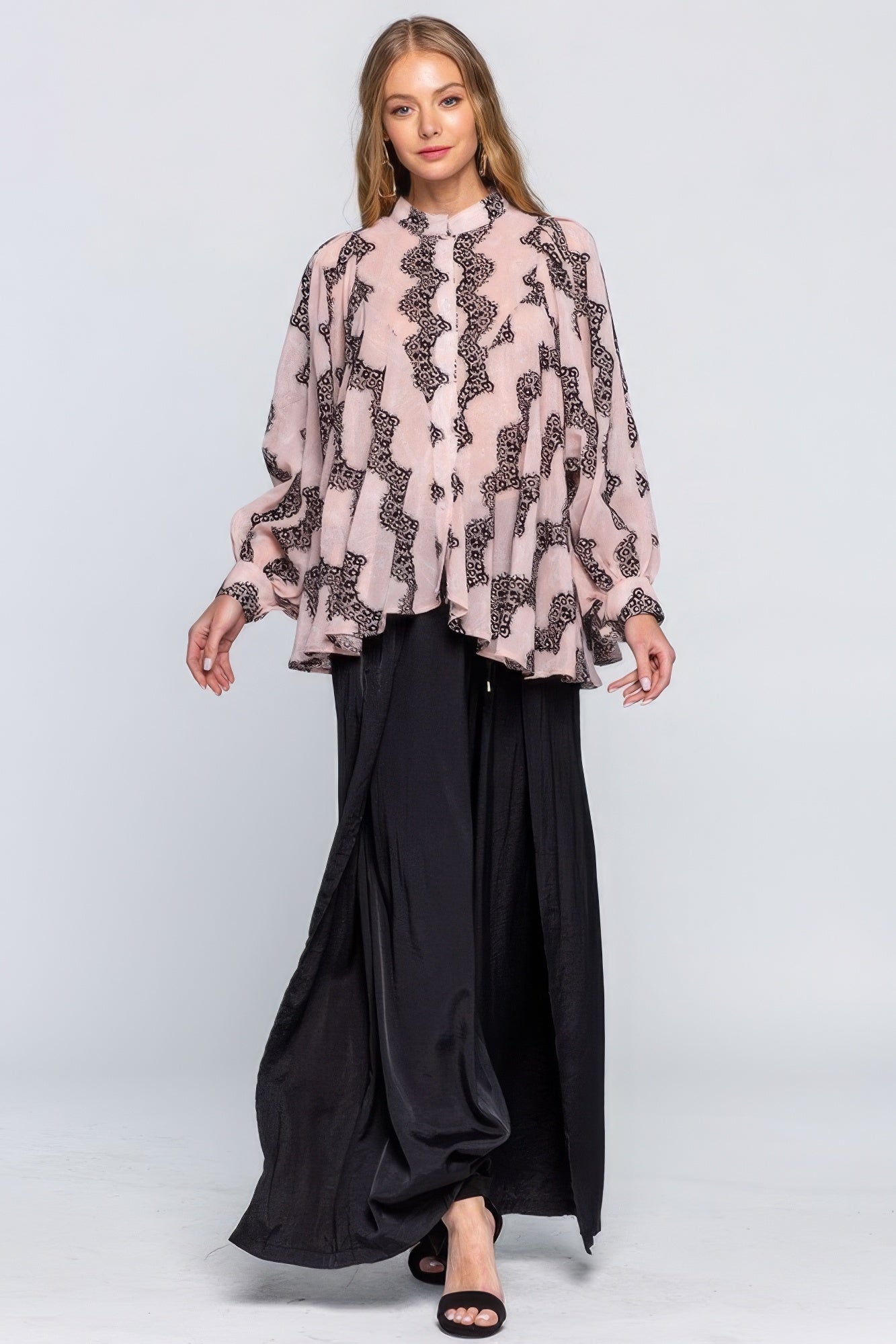 See Through Shirt With Lace Detail-Product Type | Naughty Smile Fashion
