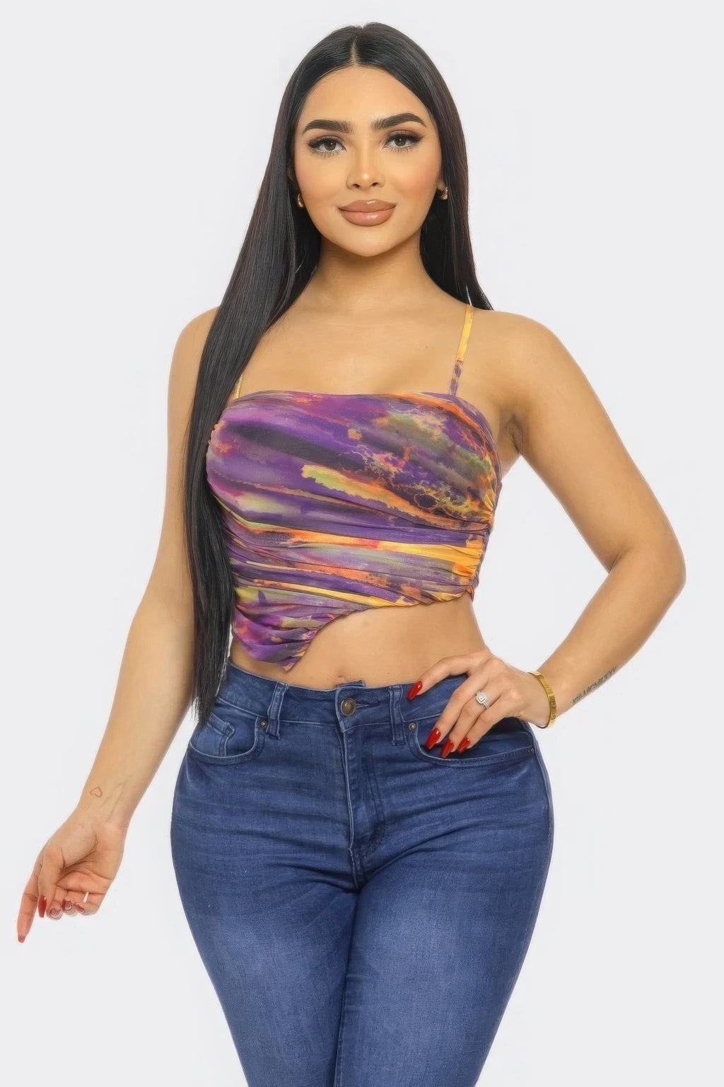 Mesh Print Top-Product Type | Naughty Smile Fashion